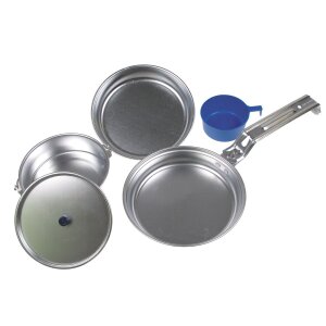 Mess Kit, "Deluxe", Aluminium, pan, pot, cup, bowl