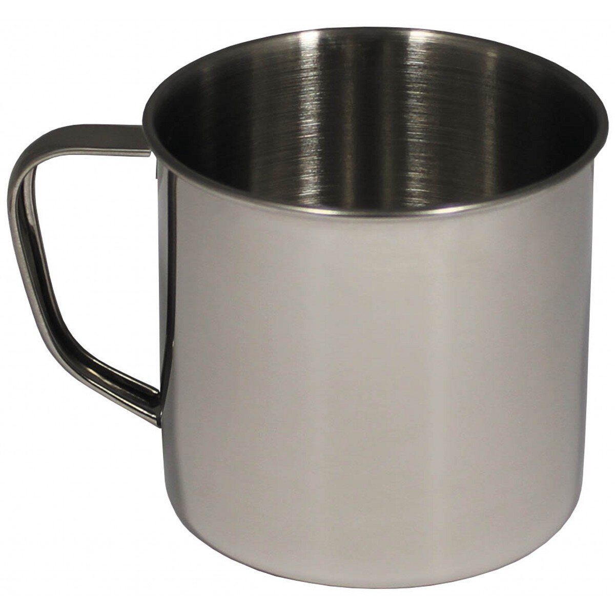 Tasse Camping Edelstahl, einwandig, ca. 500 ml