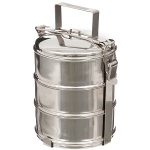 Food Canister, 3-part, Stainless Steel,