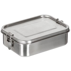 Lunchbox, "Premium", Edelstahl, ca. 19x14,5x6,5 cm