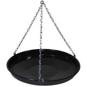 HU Grill Pan, enamel, with chain, small