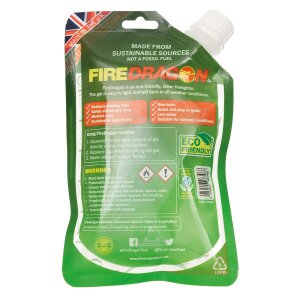 FIREDRAGON Gel Firelighter, 200 ml