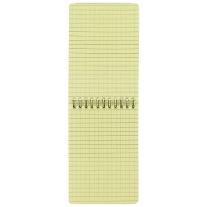 Notebook, waterproof, small, spiral binding, ca. 10 x 15 cm