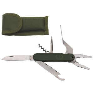 Pocket Knife, BW style, OD green, with pliers