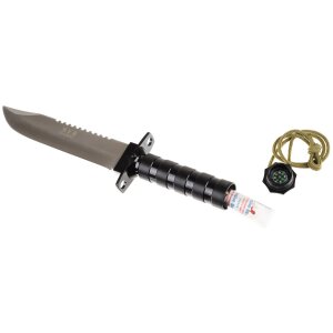 Survival Knife, "Jungle II", aluminium handle, various accessories