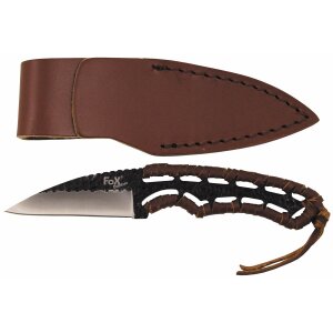 Knife, "Büffel II", wrapped handle, sheath
