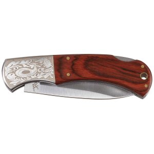 Jack Knife, wooden handle, ornamentation