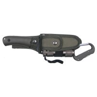 Knife Set, OD green, plastic handle, sheath