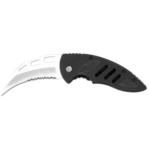 Jack Knife, one-handed, plastic handle, black