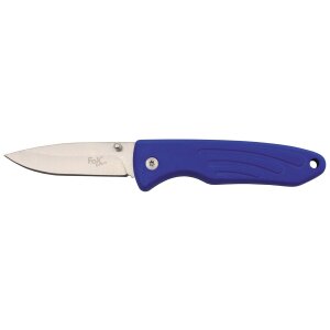 Jack Knife, one-handed, blue, TPR handle