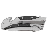 Jack Knife, one-handed, metal handle, plastic inserts