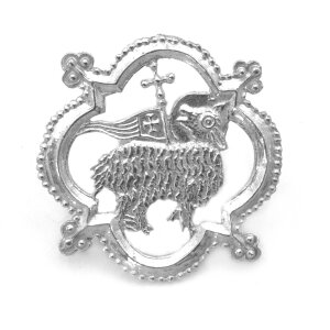 Lamb of Godl pewter badge 1350-1400