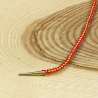 Cords red/yellow with brass points