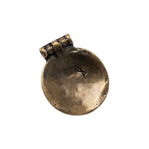 Terslev Viking amulet brass colored, Haithabu, small
