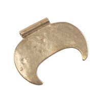 Lunula moon amulet bronze, large