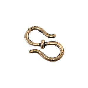 Jewelry hook bronze extra small, 1 piece