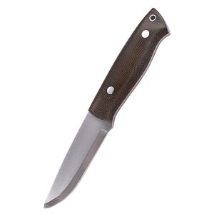 Brisa Trapper 95 - Green Micarta, Scandi, Fire Steel