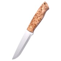 Brisa Trapper 115 - Stabilized burl birch, Scandi, fire steel