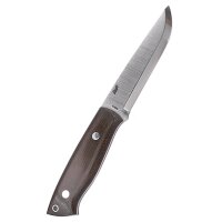 Brisa Trapper 115 - Green Micarta, Scandi, Fire Steel