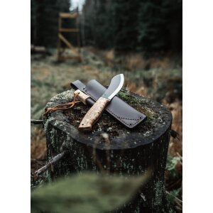 Brisa Nessmuk 125 - Stabilized burl birch, Scandi