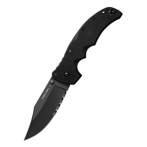 Pocket knife Recon 1 Clip Pt., stainless steel, partial serrated edge