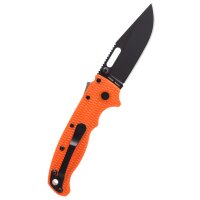 Pocket knife Demko AD20.5 Clip Point, Orange, DLC