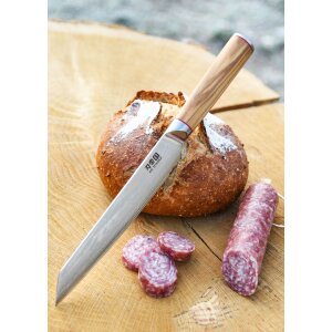 Ham knife, damask steel
