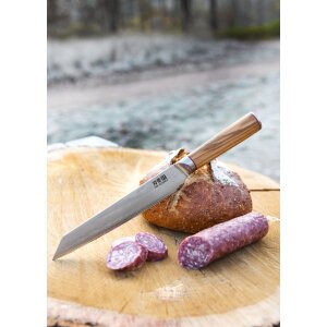 Ham knife, damask steel