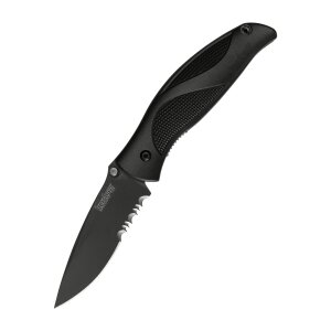 Pocket knife Kershaw Blackout, serrated edge