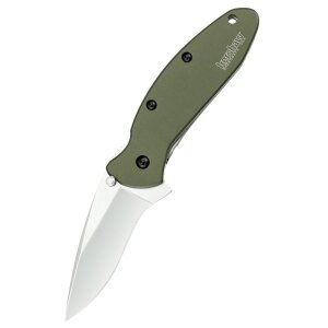 Pocket knife Kershaw Scallion, olive green