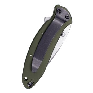 Pocket knife Kershaw Scallion, olive green