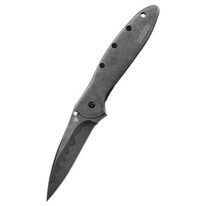 Pocket knife Kershaw Leek, composite blade, BlackWash