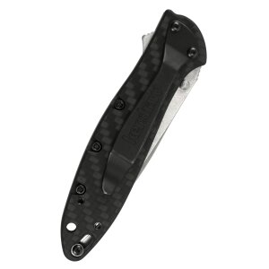 Pocket Knife Kershaw Leek CPM154, Carbon Fiber, Stonewash