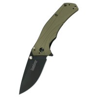 Pocket Knife Kershaw Knockout, Olive Green & Black