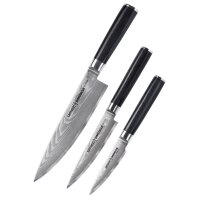 Samura DAMASCUS chefs knife set 3 pieces