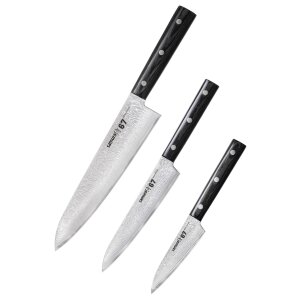 Samura DAMASCUS 67 Set de 3 couteaux de cuisine