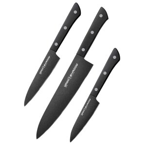 Samura Shadow 3-piece knife set