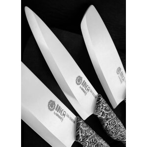 Samura INCA, set of 3 kitchen knives, ceramic knives