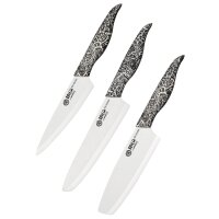 Samura INCA, set of 3 kitchen knives, ceramic knives