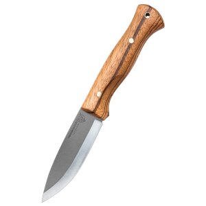 Bushcraft Explorer knife with leather sheath