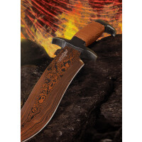 Gil Hibben - Hellfyre Highlander Bowie Knife with Scabbard