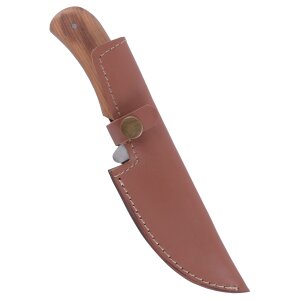 Pocket knife with olive wood handle