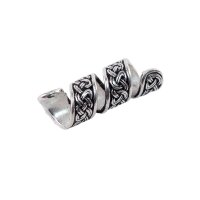 Celtic beard bead silver plated "Celtic"