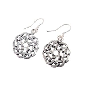 Earrings silver plated &quot;Celtic knot&quot; -...