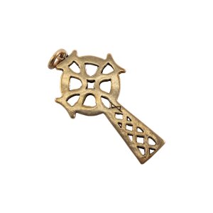 Chain pendant bronze "Celtic cross"
