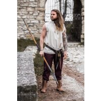 Sleeveless medieval shirt "Louis" Natural