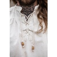 Sleeveless medieval shirt "Louis" Natural