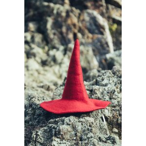 Chapeau de sorcière "Dolores" rouge pour...