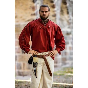 Medieval laced shirt with eyelets...