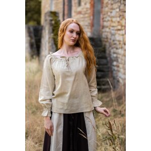 Medieval blouse Hemp &quot;Edith&quot;